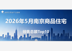 2026年5月南京房企销售Top10排行榜发布！
